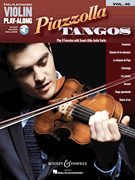 Violin Play Along #46 Piazzolla Tangos Book with Online Audio Access cover